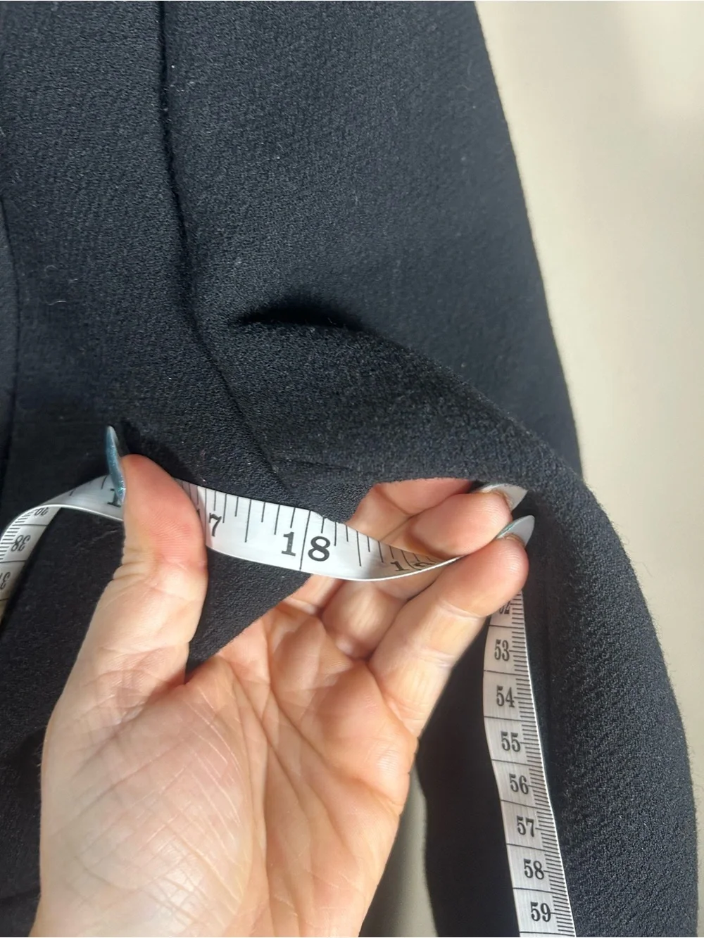 J. Crew Black Wool Double Cloth Coat Lady Topcoat Black Size 8 Petite - Picture 9 of 14